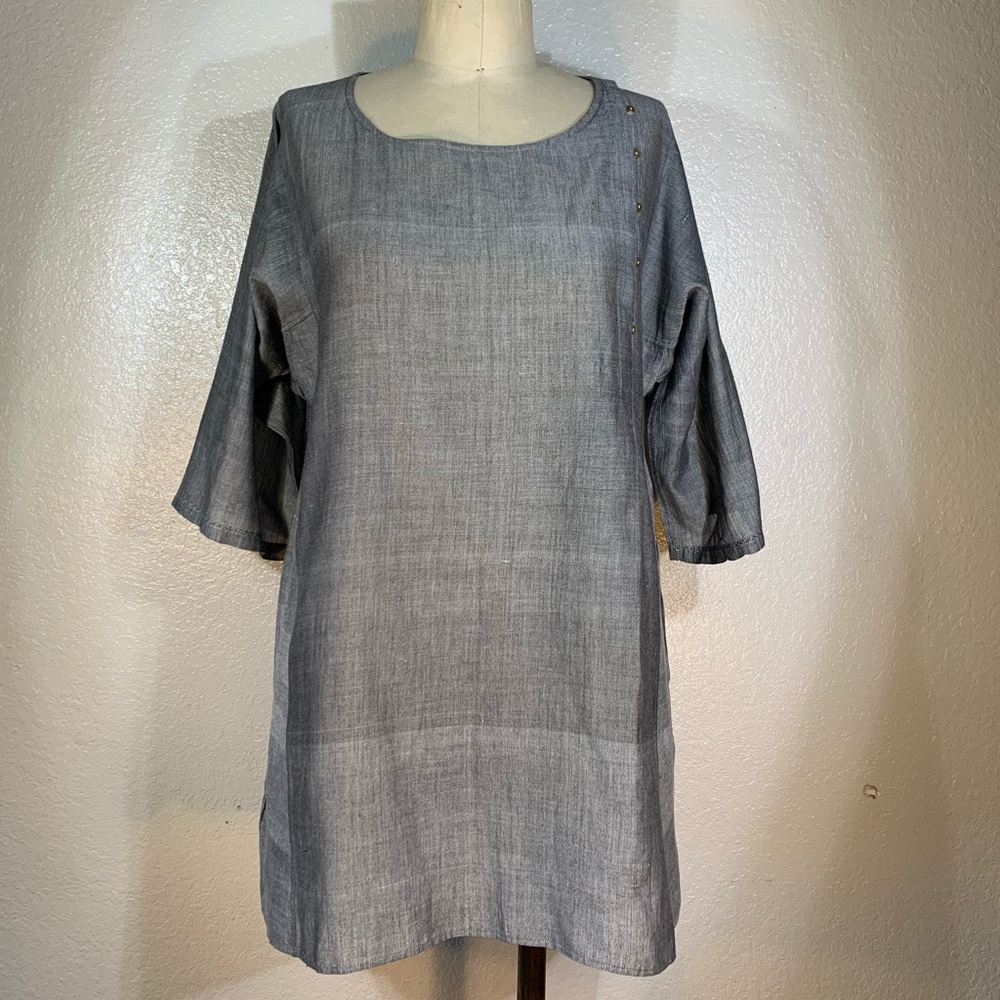 Injiri Finger Pocket Side Button Tunic Size 38 (M) NWOT - Picture 2 of 16